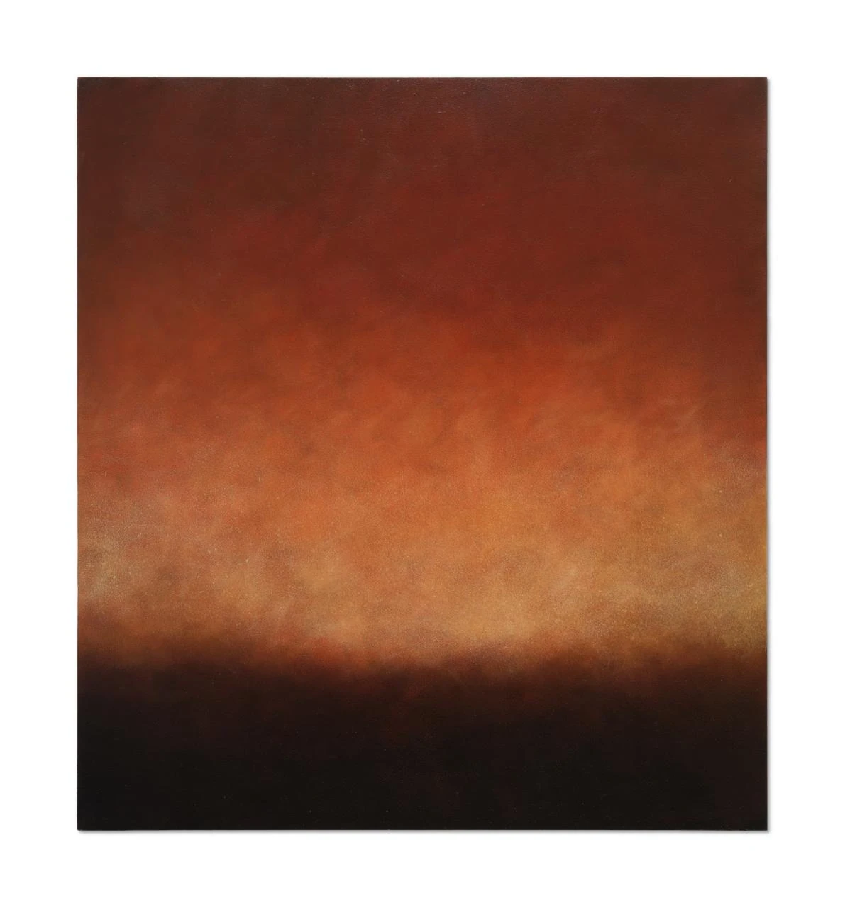Dust and Sirocco, 2026, huile sur bois, 130 × 119 cm