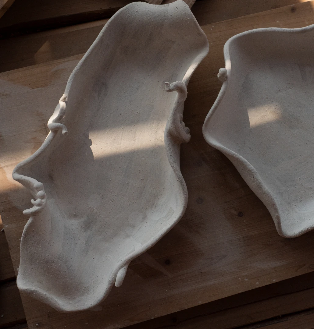 Porcelaine crue, résidence Taoxichuan, Jingdezhen, 2024.