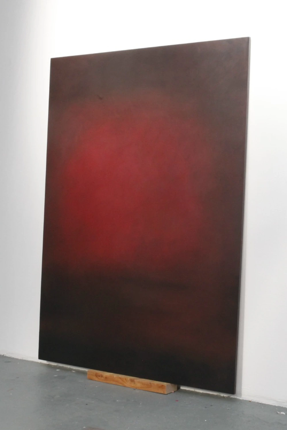 The Red Door, 2026, huile sur bois, 160 × 130 cm