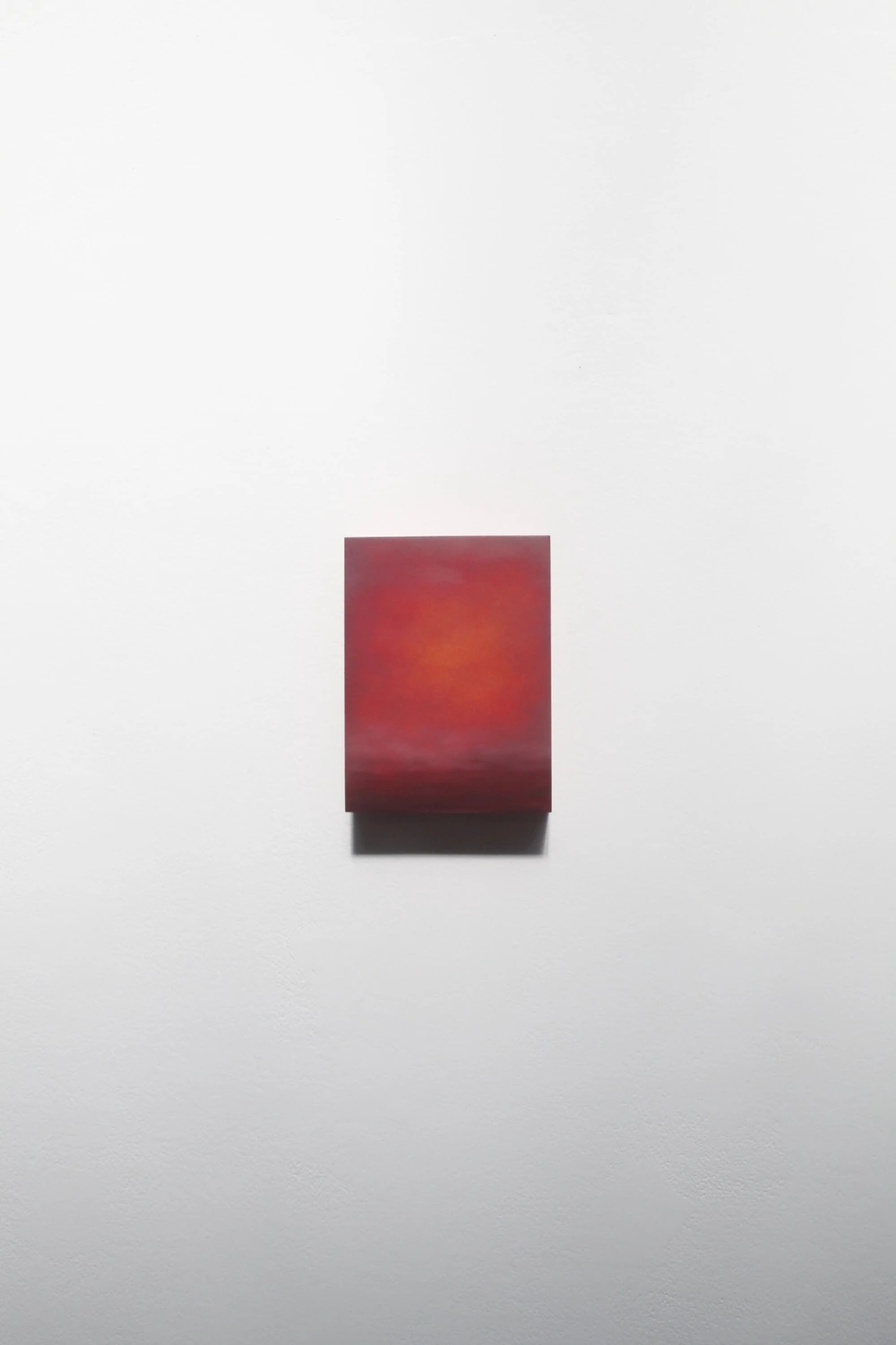The sun and the sea, 2026, huile sur bois, 15 × 20 cm
