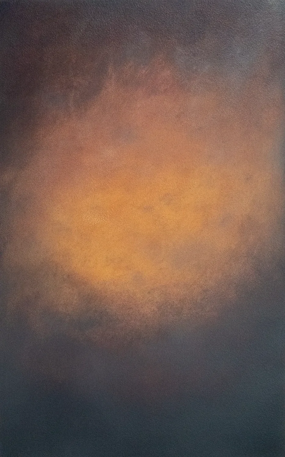 Tempêtes des Cieux VIII, 2026, huile sur bois, 40 × 25 cm