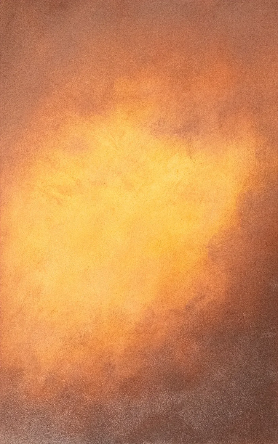 Tempêtes des Cieux XI, 2026, huile sur bois, 40 × 25 cm